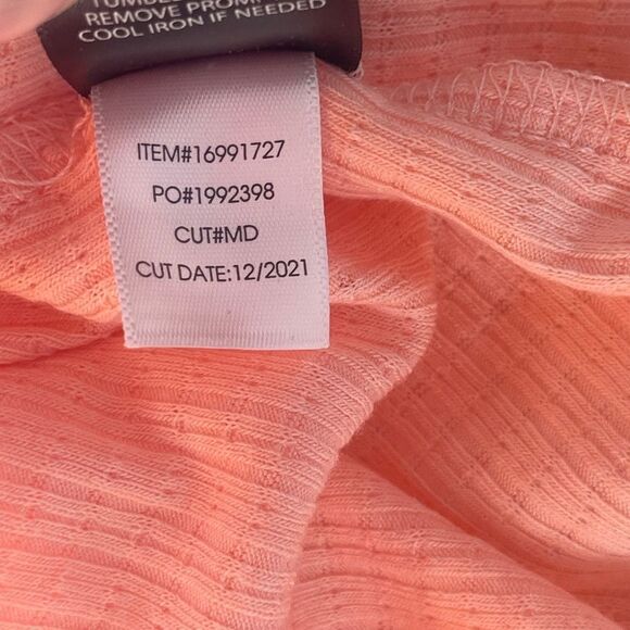 Torrid Soft Peach Embroidered Trim Babydoll Top Sz 5/5X - Picture 9 of 9